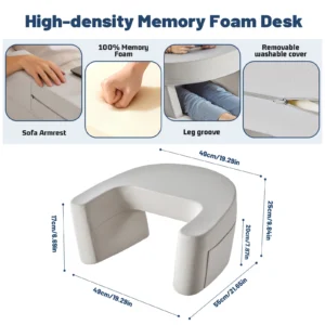 Curved Reading Cooling Bed Pillow