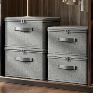 Fabric Storage  Linen Cover Boxes