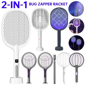 Electric Bug Zapper Racket