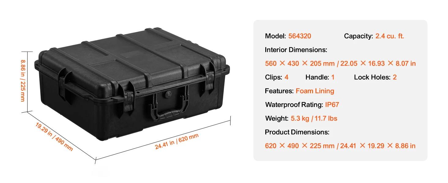 Weatherproof Heavy Duty Protective Case - Image 4